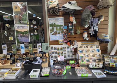 Many items are available in the gift shop.