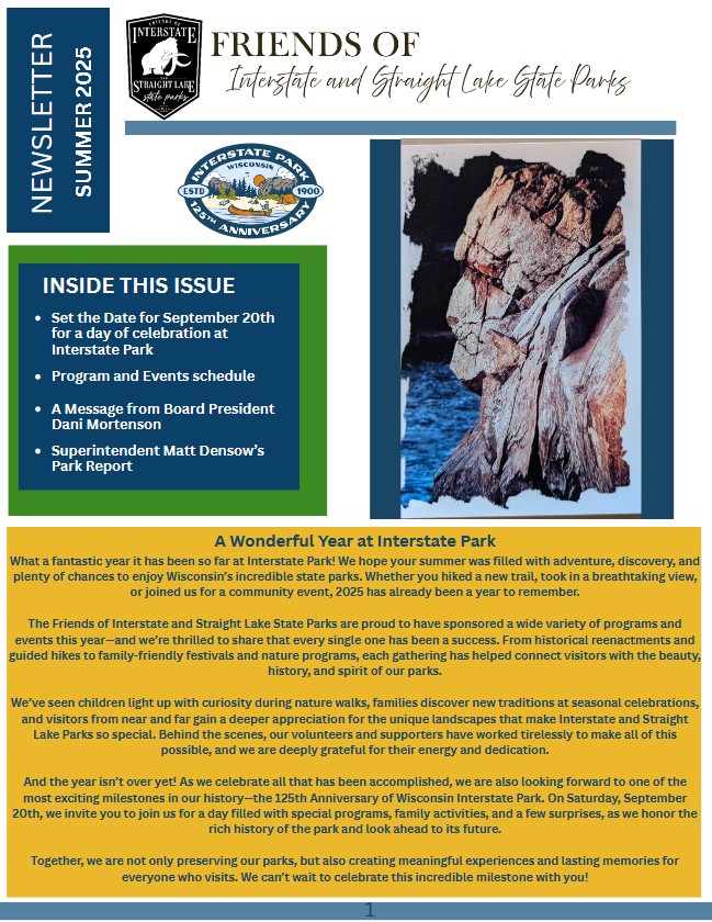 Newsletter Summer 2025 Newsletter Front Page